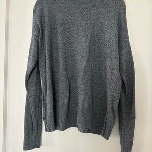 Women’s Grey Mock Neck Sweater